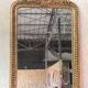 Antique fireplace mirror - wood and gilded stucco - 145 x 86