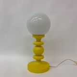 Space age yellow table lamp , 1970's
