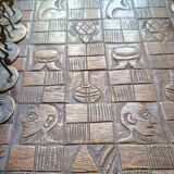 Jeu d'échec africain art tribal
