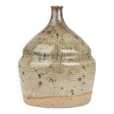Vase soliflore en grès par Gustave Tiffoche, 1970