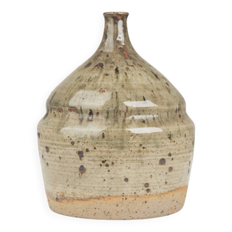 Stoneware soliflore vase by Gustave Tiffoche, 1970