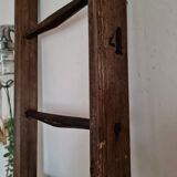 Old wooden farm ladder