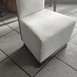 Charming period heater of the decorative arts in solid walnut