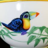 Porcelain tea cup from Paris by Hermes model Toucans