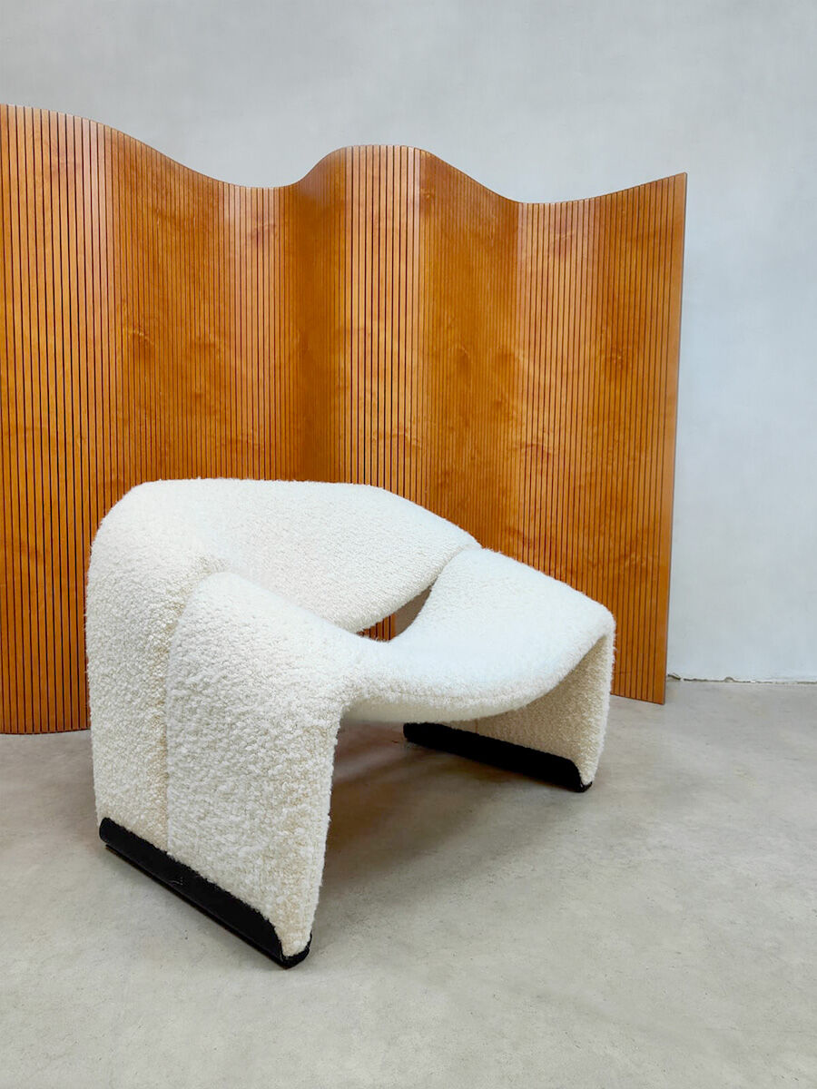 Vintage lounge armchair 'groovy' M-chair Artifort by Pierre Paulin F598