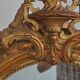 Mirror of style Louis XVI gilded stucco 1880