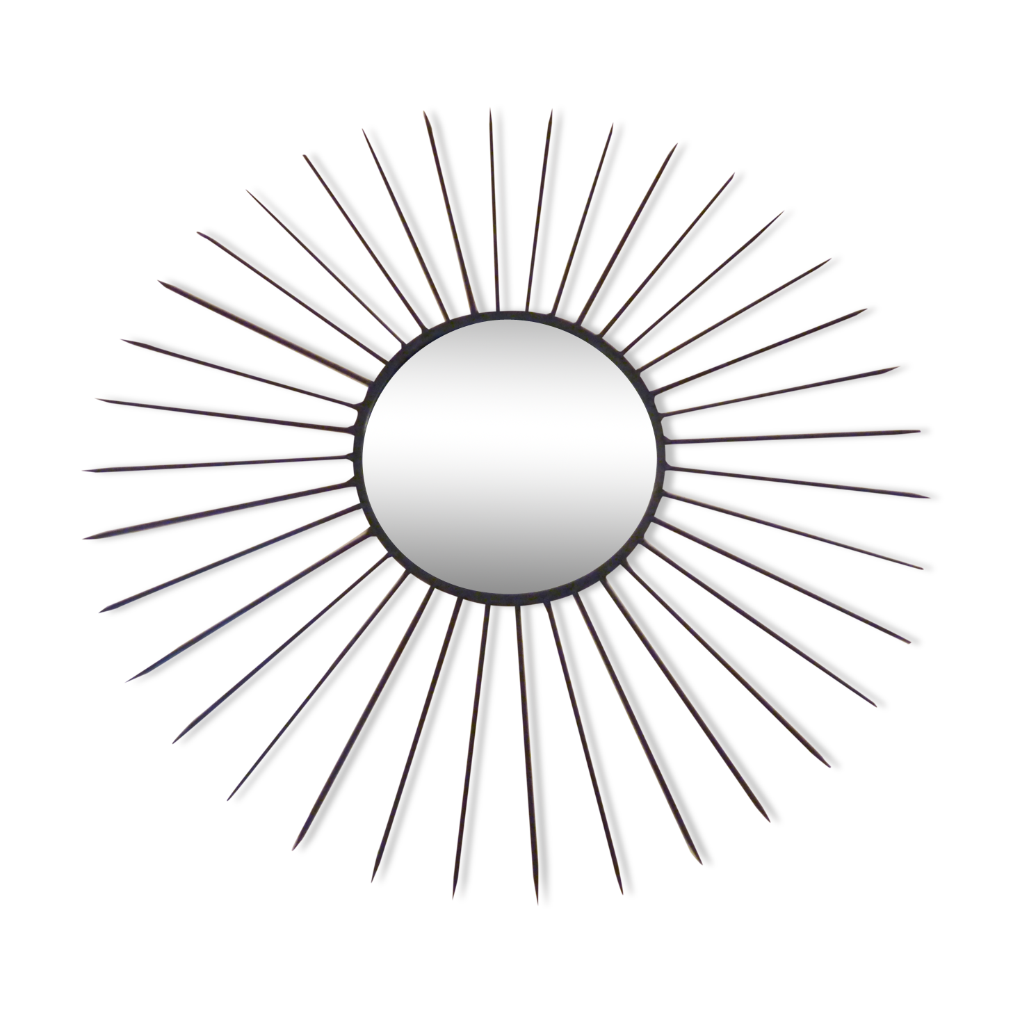 Mirror Sun metal 74 x 74 cm