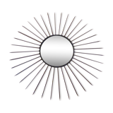 Mirror Sun metal 74 x 74 cm