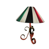 Lampe scoubidou années 50