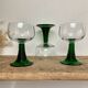 4 large Alsace Roemer glasses France