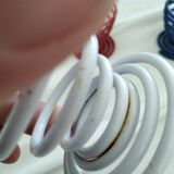 vintage colorful spiral egg cups