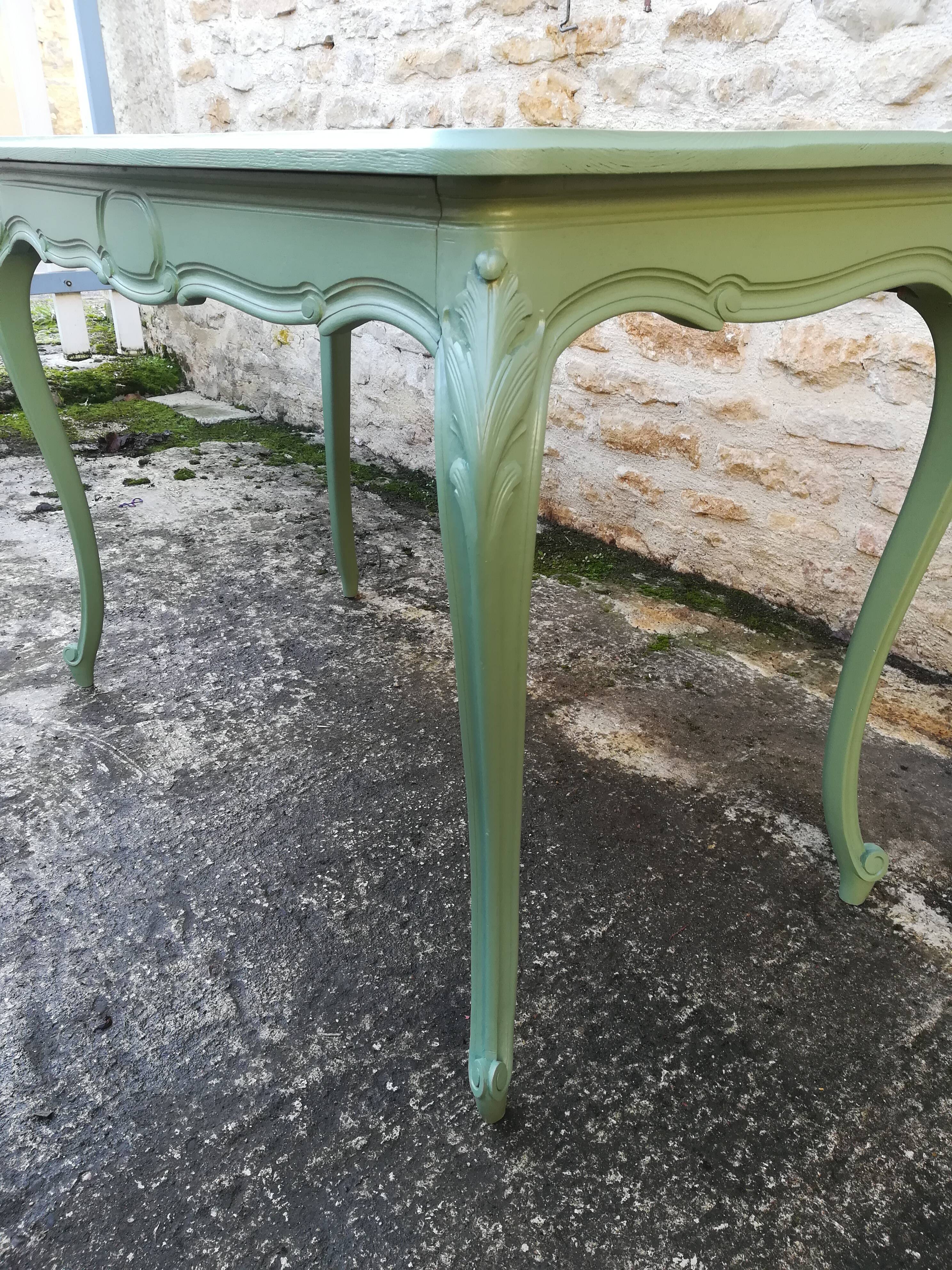 Louis XV style curved desk