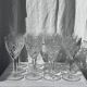 Lot de 12 verres à eau chantilly par saint-louis