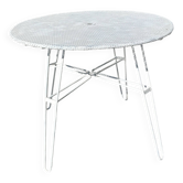 Garden table attributed to Mathieu Mategot from the 1950s.