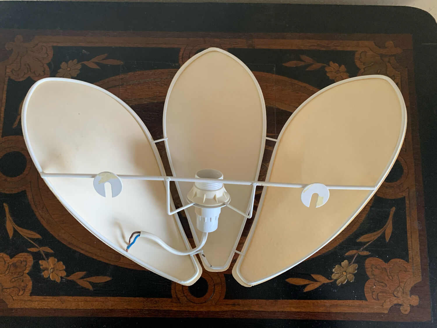 Applique métal lotus vintage