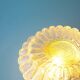Vintage Murano glass flush mount lights, Italy 1970's