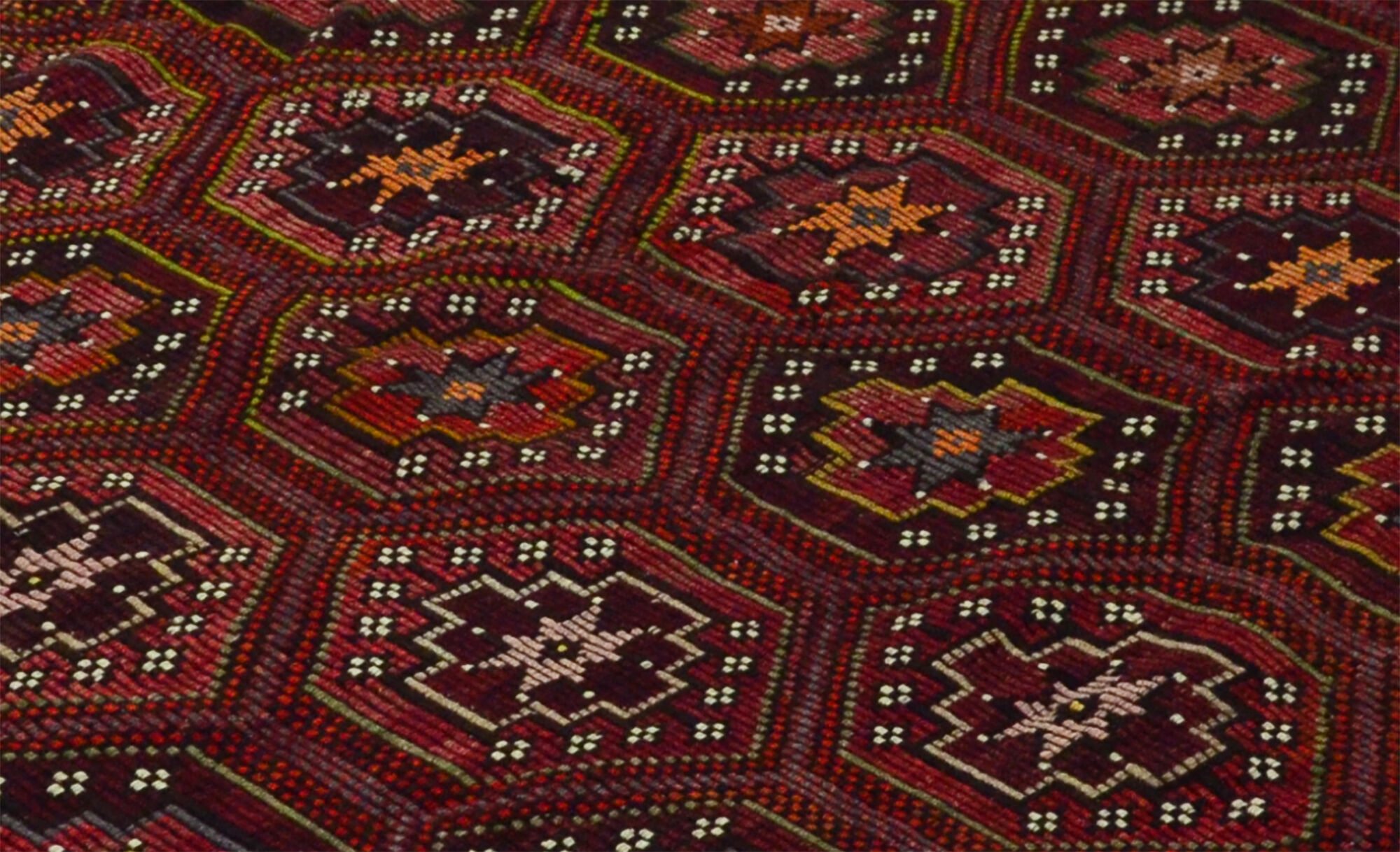 Anatolian handmade kilim rug 295 cm x 191 cm