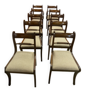 Ensemble de 10 chaises