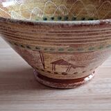 Glazed terracotta bowl