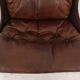 2 chauffeuses vintage Falcon en cuir par Sigurd Ressell