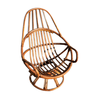 Rattan armchair