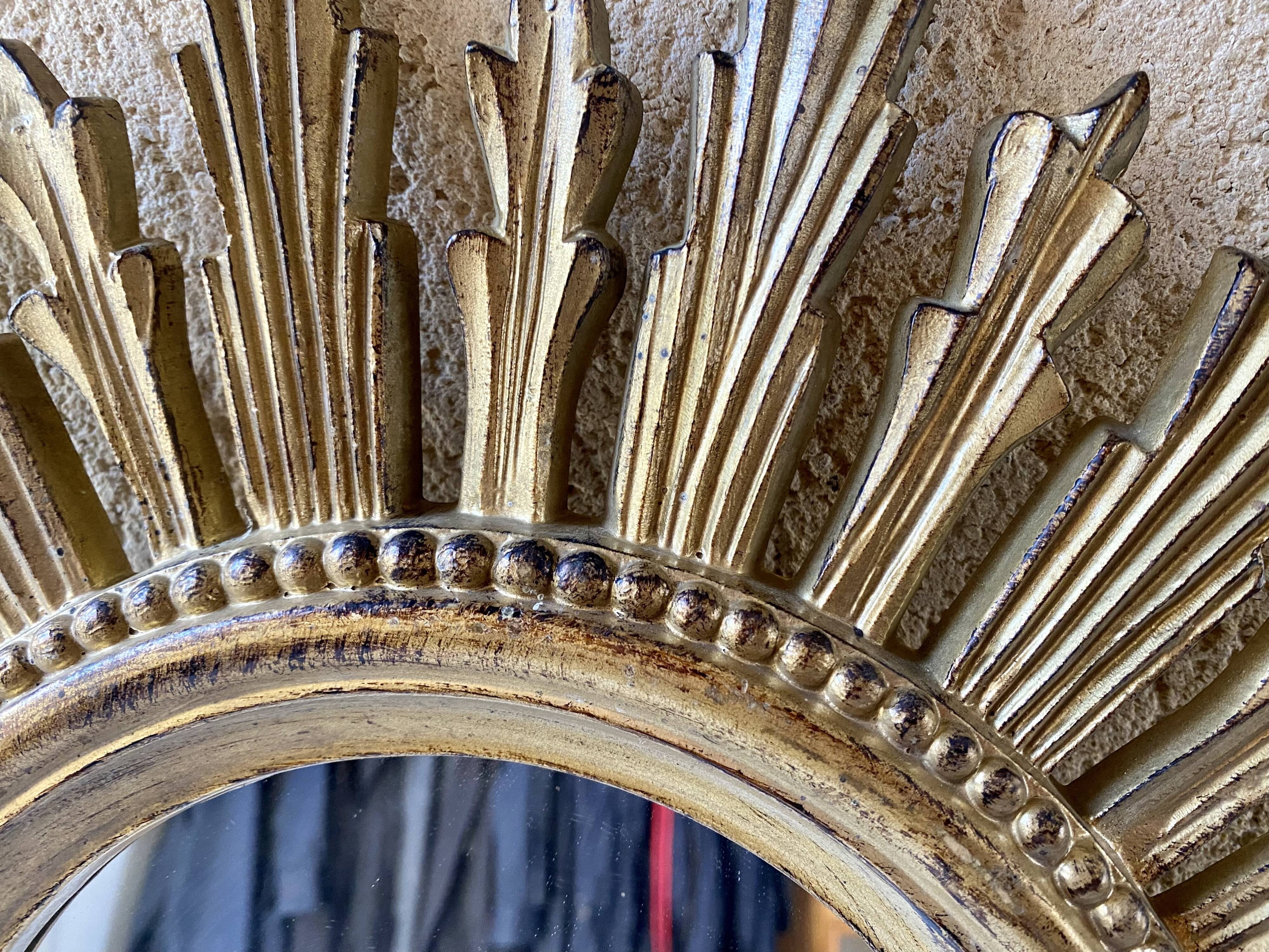 Mirror sun vintage italy 70