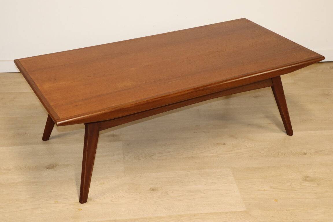 Scandinavian teak coffee table, 1960