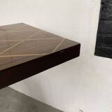 Art Deco style console with mahogany marquetry