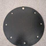 Modernist design leather mirror from the 40s