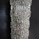 Transparent worked glass sconce from the 1950s
