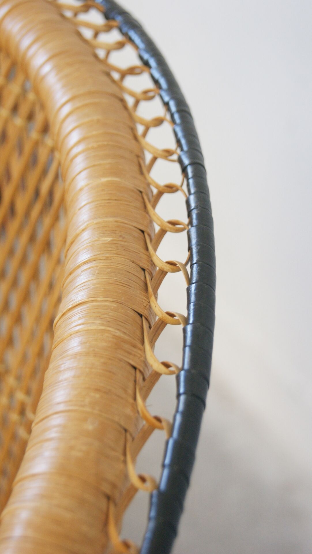 Mid-century rattan armchair, 1960s