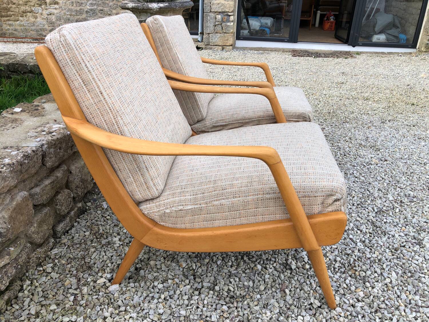 Pair of vintage armchairs