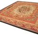 Handmade European Vintage Aubusson Kilim 306 cm x 335 cm
