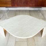 Roche Bobois coffee table formed in travertine 1970/80