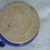 Blue pitcher