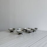 6 metal cups