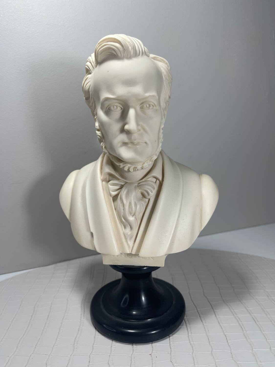 Resin bust of Wagner signed A. Giannelli Sculpture Year 60