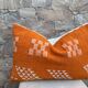 Moroccan orange pillowcase, Berber cushion cover, ear pillowcase.
