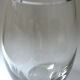 Contemporary elliptical colorless crystal vase by Krosno-Glassware