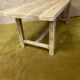 Farmhouse table bois brut