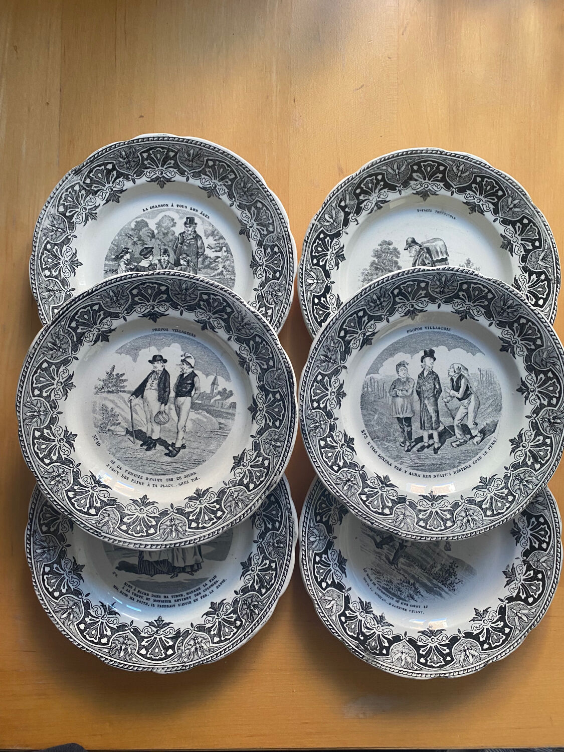 Creil Montereau - 6 plates