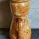 XXL potter's pitcher in Art-populaire pyrite stoneware early twentieth century