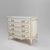 French 20th Century Louis XV chest of drawers