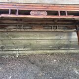 Asian low console in natural wood