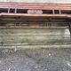 Asian low console in natural wood