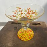 Clichy glass fruit bowl