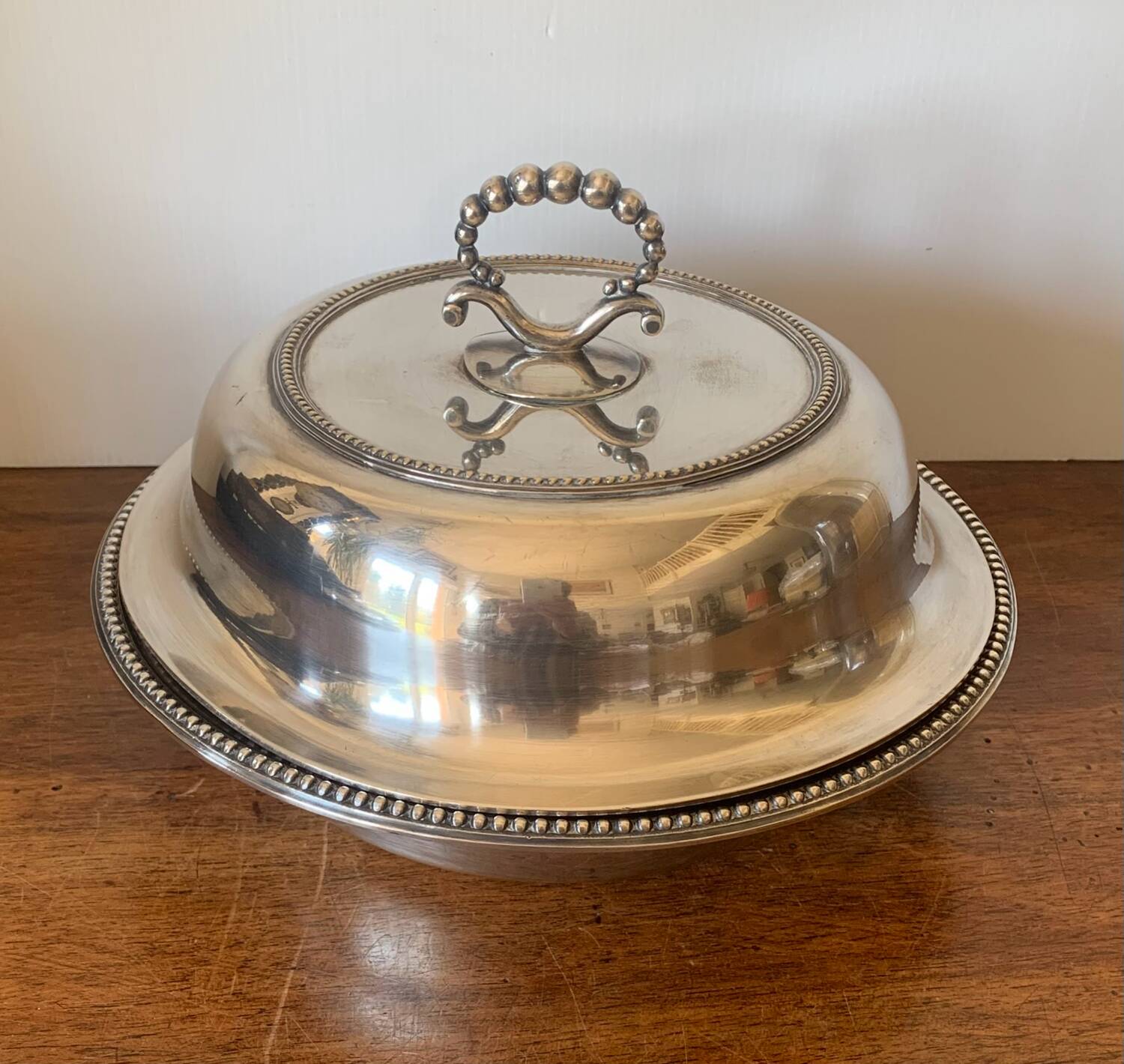 Plasait silver-plated vegetable dish
