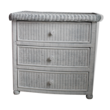 Osier chest of drawers