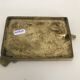 Ashtray hunting dog brass