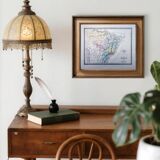 Brazil, old map, printed in 1852.